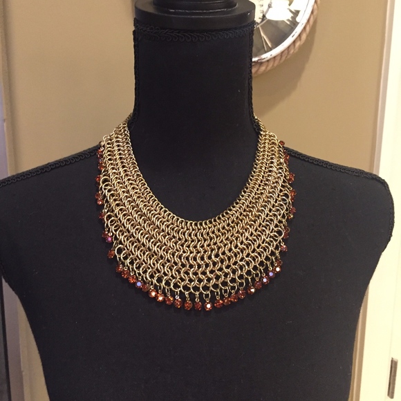 H&M Jewelry - H&M Gold Chain Statement Necklace